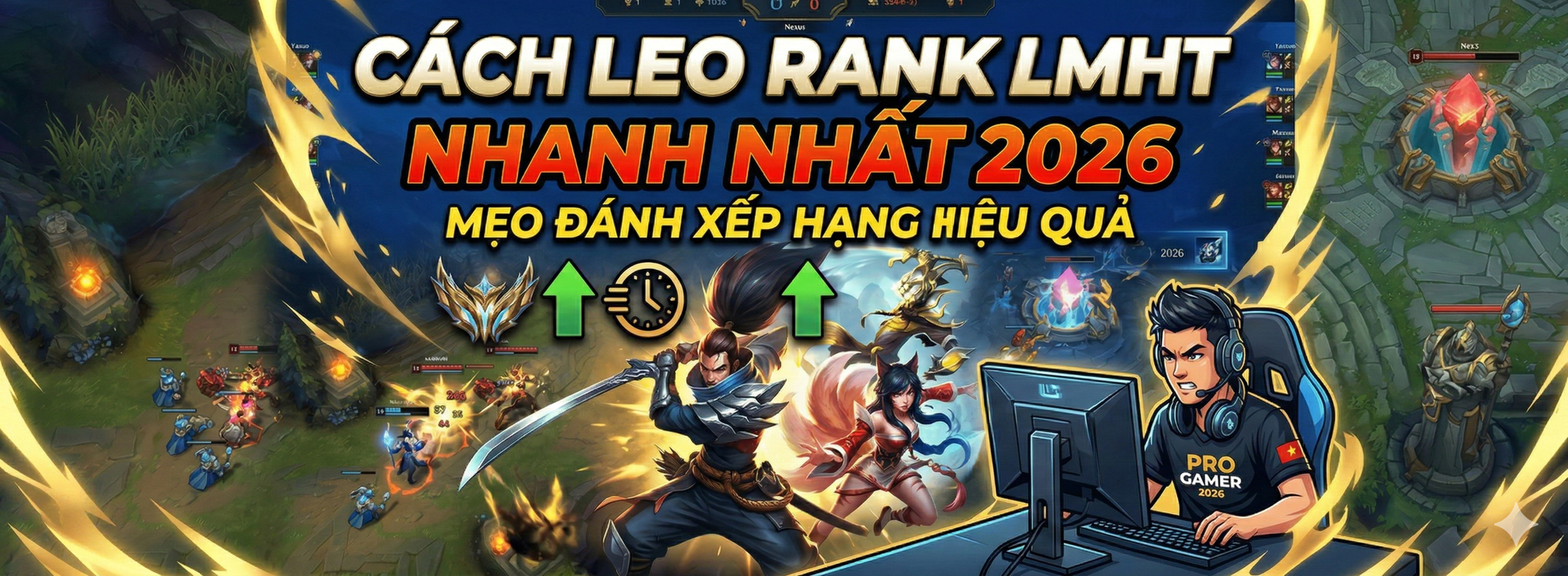 Cách Leo Rank LMHT Nhanh Nhất 2026 – Mẹo Đánh Xếp Hạng Hiệu Quả