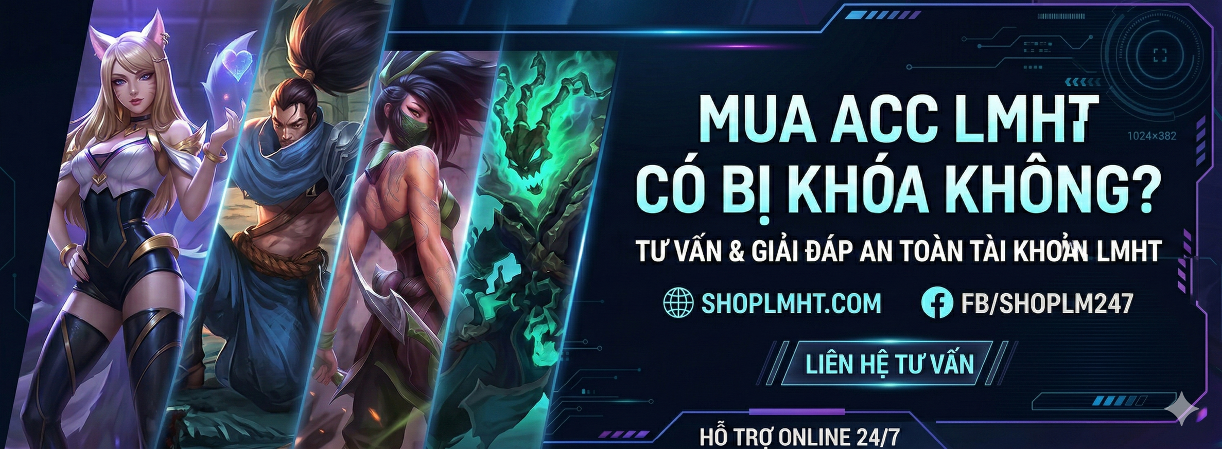 mua-acc-lmht-co-bi-khoa-khong