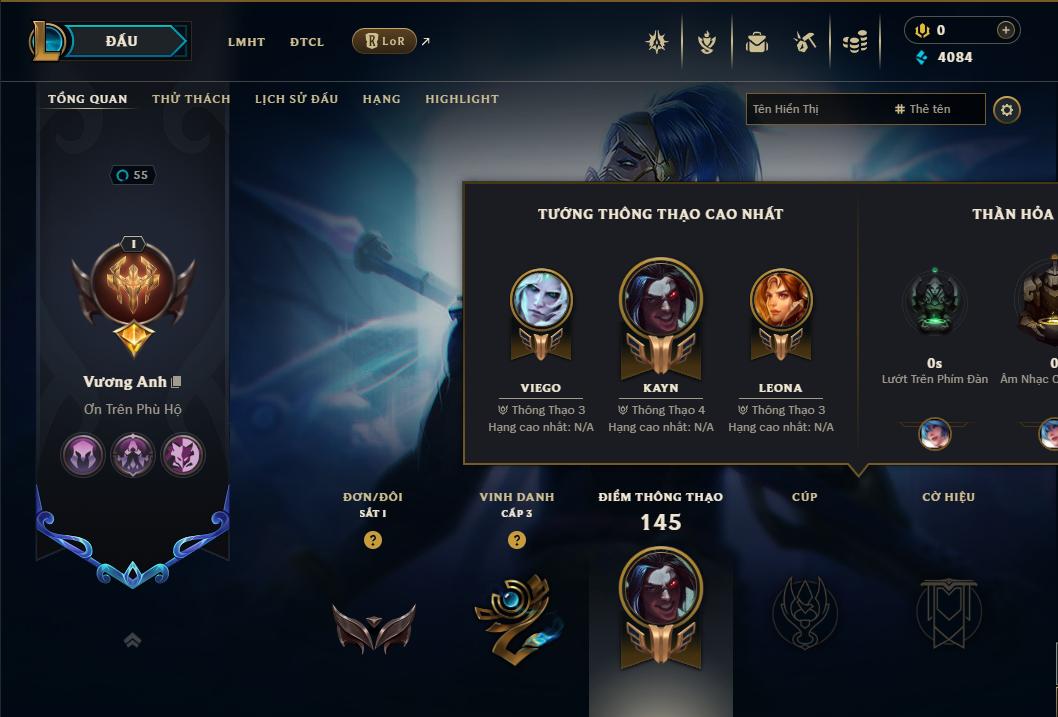 Hình ảnh chi tiết tài khoản LMHT mã số 160190 - Shop LMHT