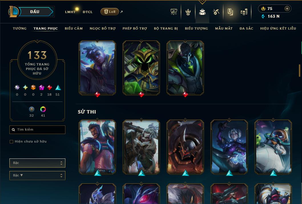 Hình ảnh chi tiết tài khoản LMHT mã số 178480 - Shop LMHT