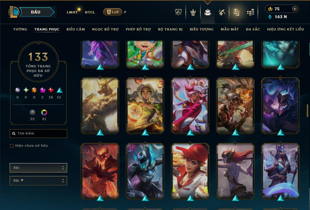 Hình ảnh chi tiết tài khoản LMHT mã số 178480 - Shop LMHT