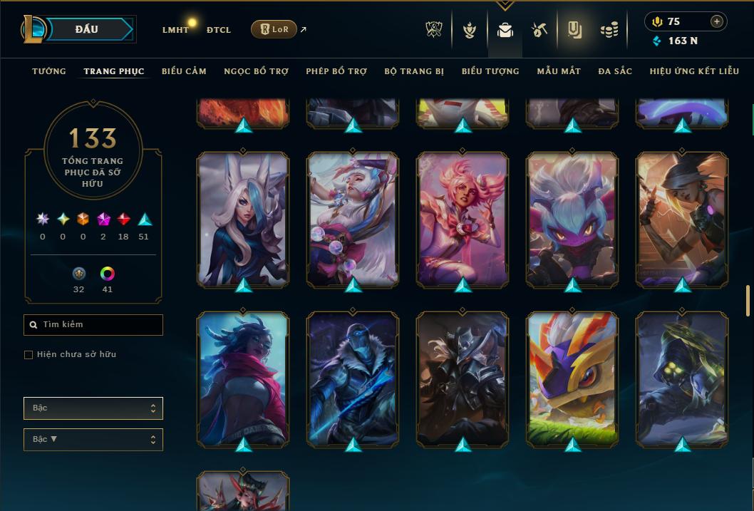 Hình ảnh chi tiết tài khoản LMHT mã số 178480 - Shop LMHT