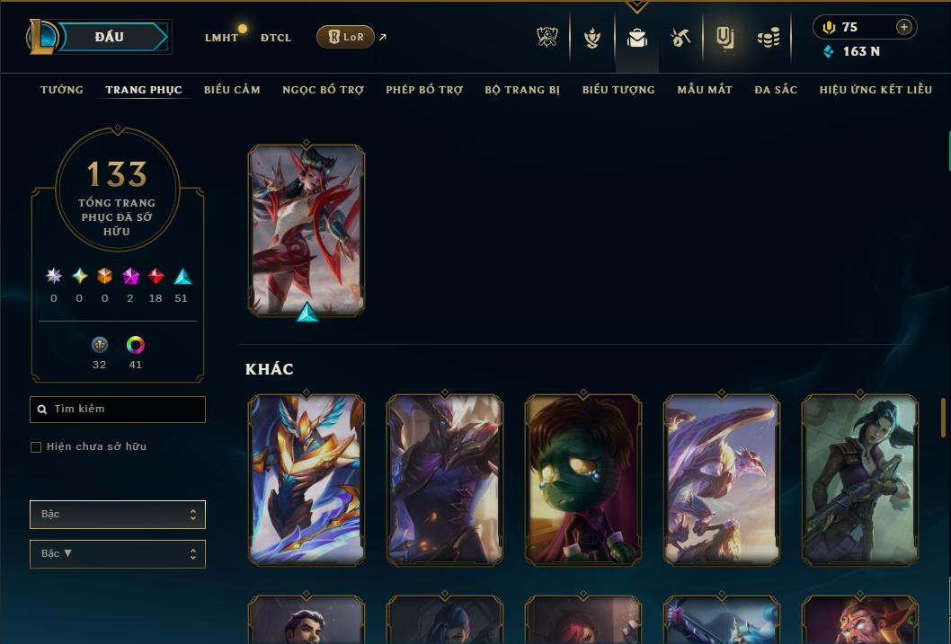 Hình ảnh chi tiết tài khoản LMHT mã số 178480 - Shop LMHT