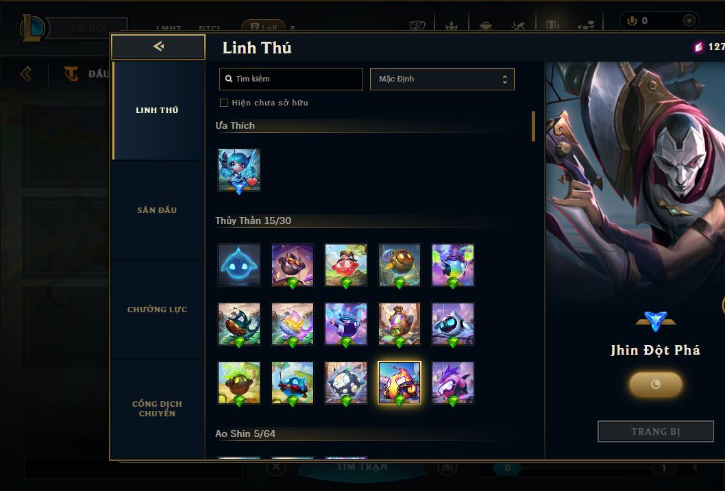 Hình ảnh chi tiết tài khoản LMHT mã số 178481 - Shop LMHT