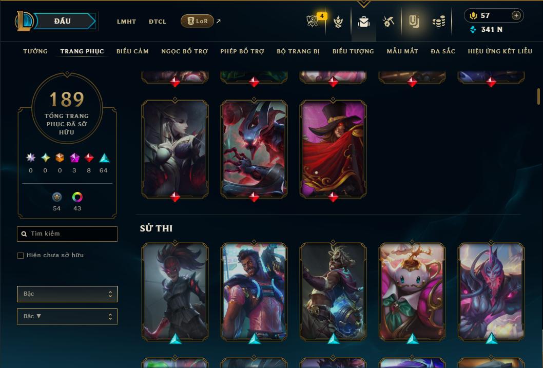 Hình ảnh chi tiết tài khoản LMHT mã số 178482 - Shop LMHT