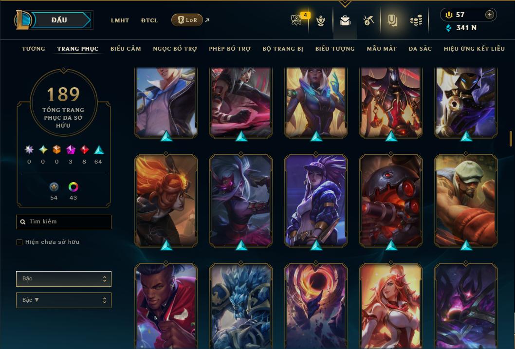 Hình ảnh chi tiết tài khoản LMHT mã số 178482 - Shop LMHT