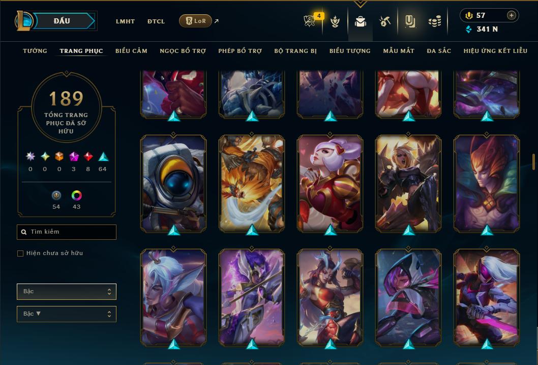 Hình ảnh chi tiết tài khoản LMHT mã số 178482 - Shop LMHT