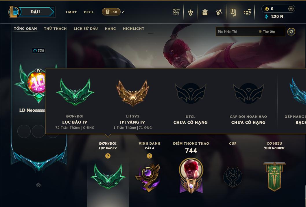 Hình ảnh chi tiết tài khoản LMHT mã số 178485 - Shop LMHT