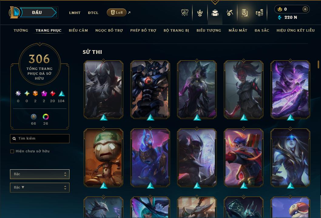 Hình ảnh chi tiết tài khoản LMHT mã số 178485 - Shop LMHT