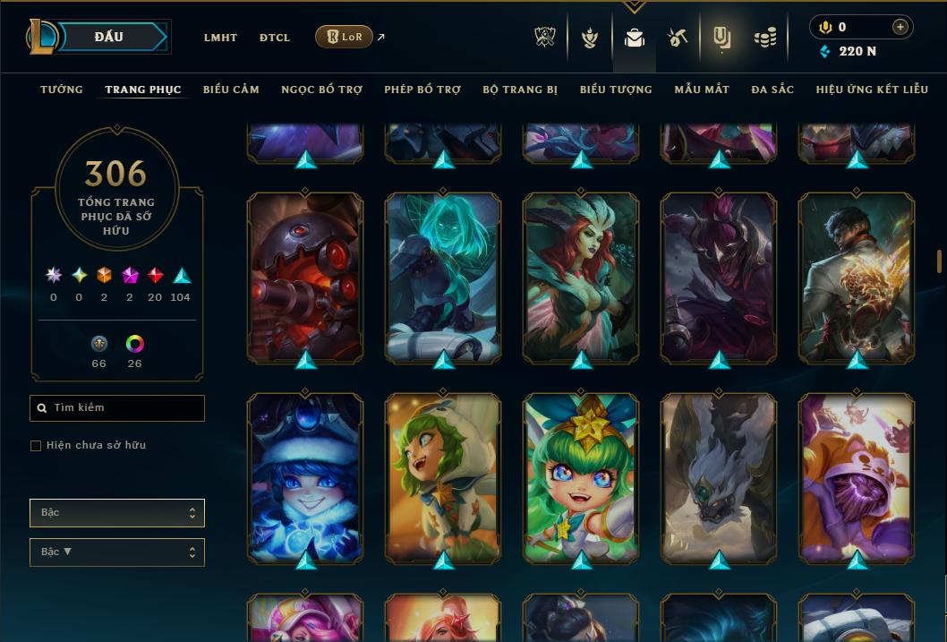 Hình ảnh chi tiết tài khoản LMHT mã số 178485 - Shop LMHT