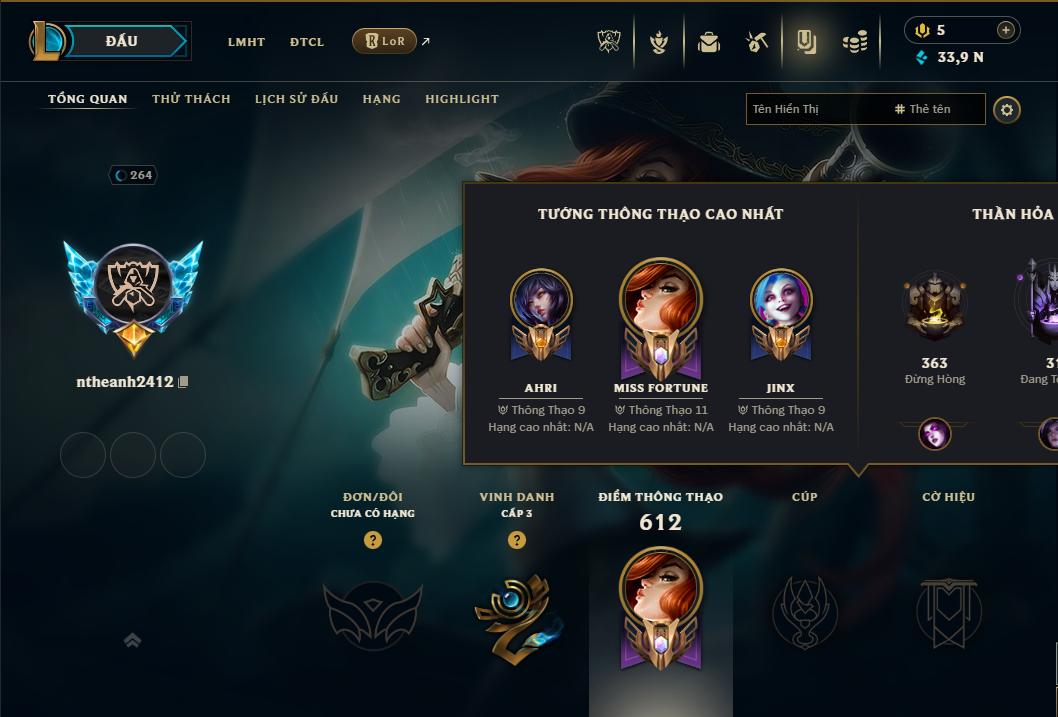 Hình ảnh chi tiết tài khoản LMHT mã số 181316 - Shop LMHT