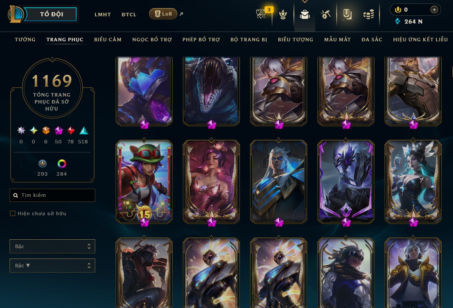 Hình ảnh chi tiết tài khoản LMHT mã số 182039 - Shop LMHT