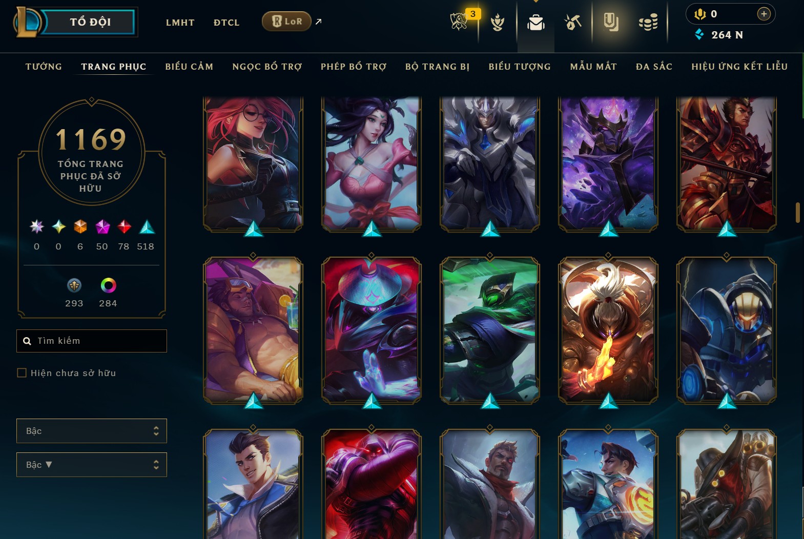 Hình ảnh chi tiết tài khoản LMHT mã số 182039 - Shop LMHT