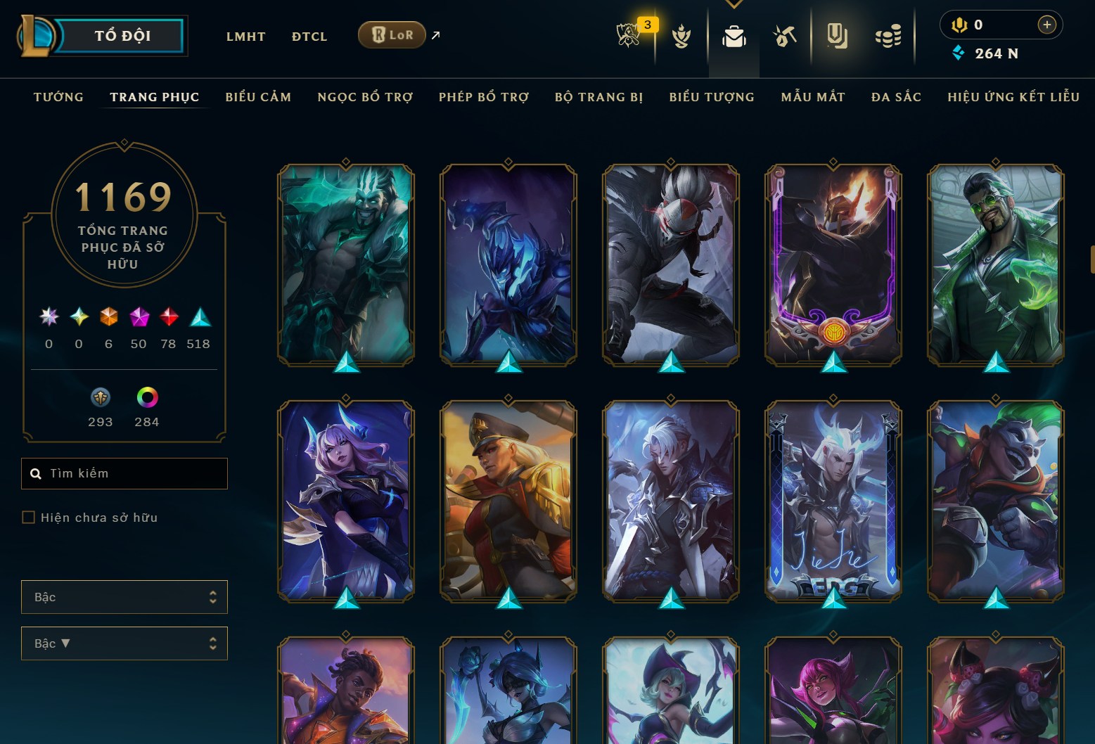 Hình ảnh chi tiết tài khoản LMHT mã số 182039 - Shop LMHT