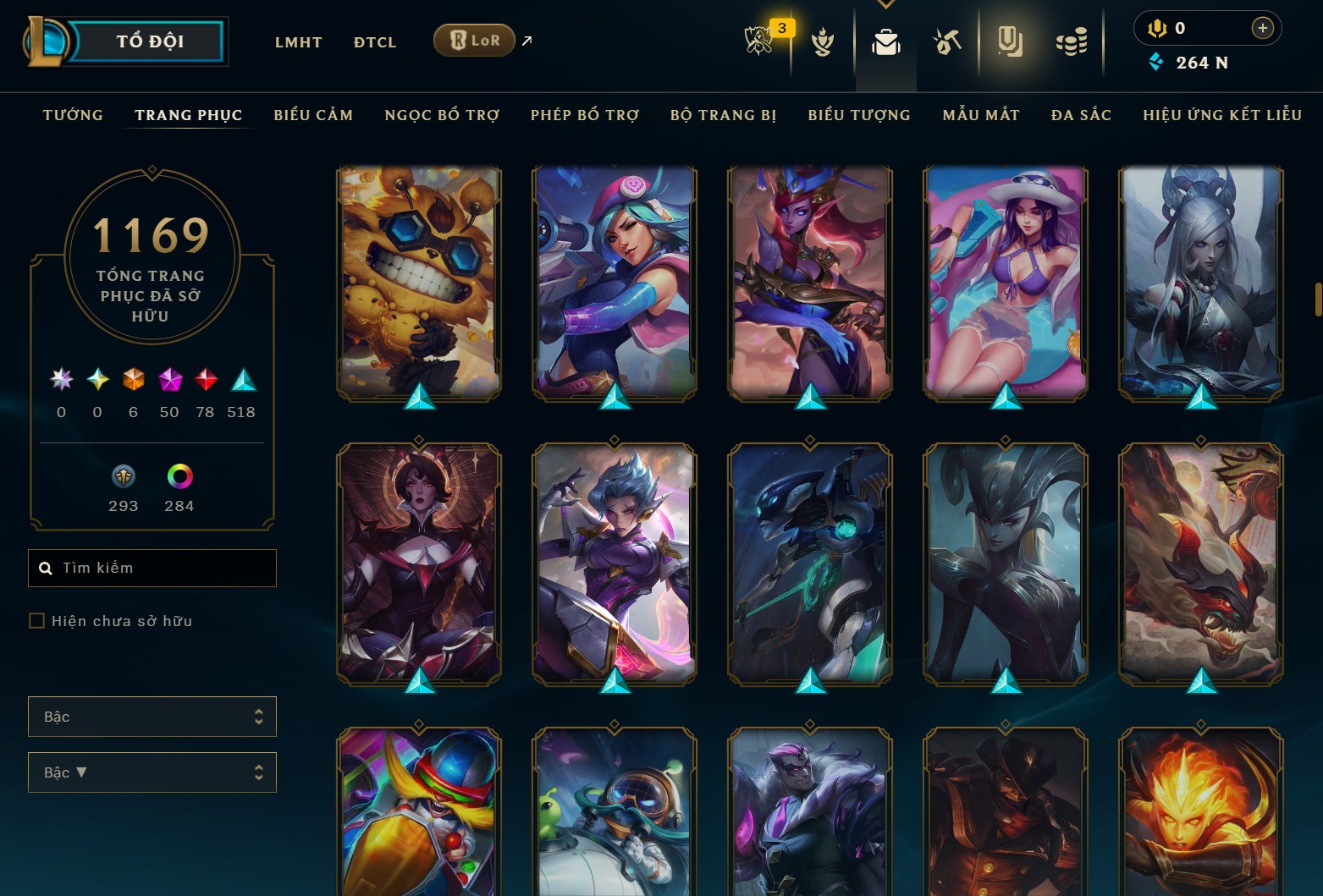 Hình ảnh chi tiết tài khoản LMHT mã số 182039 - Shop LMHT