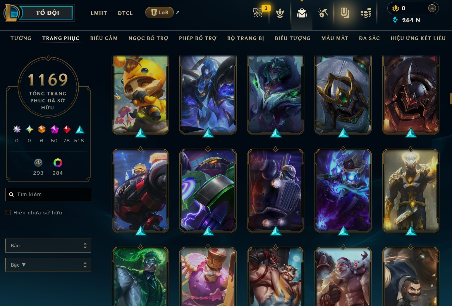 Hình ảnh chi tiết tài khoản LMHT mã số 182039 - Shop LMHT