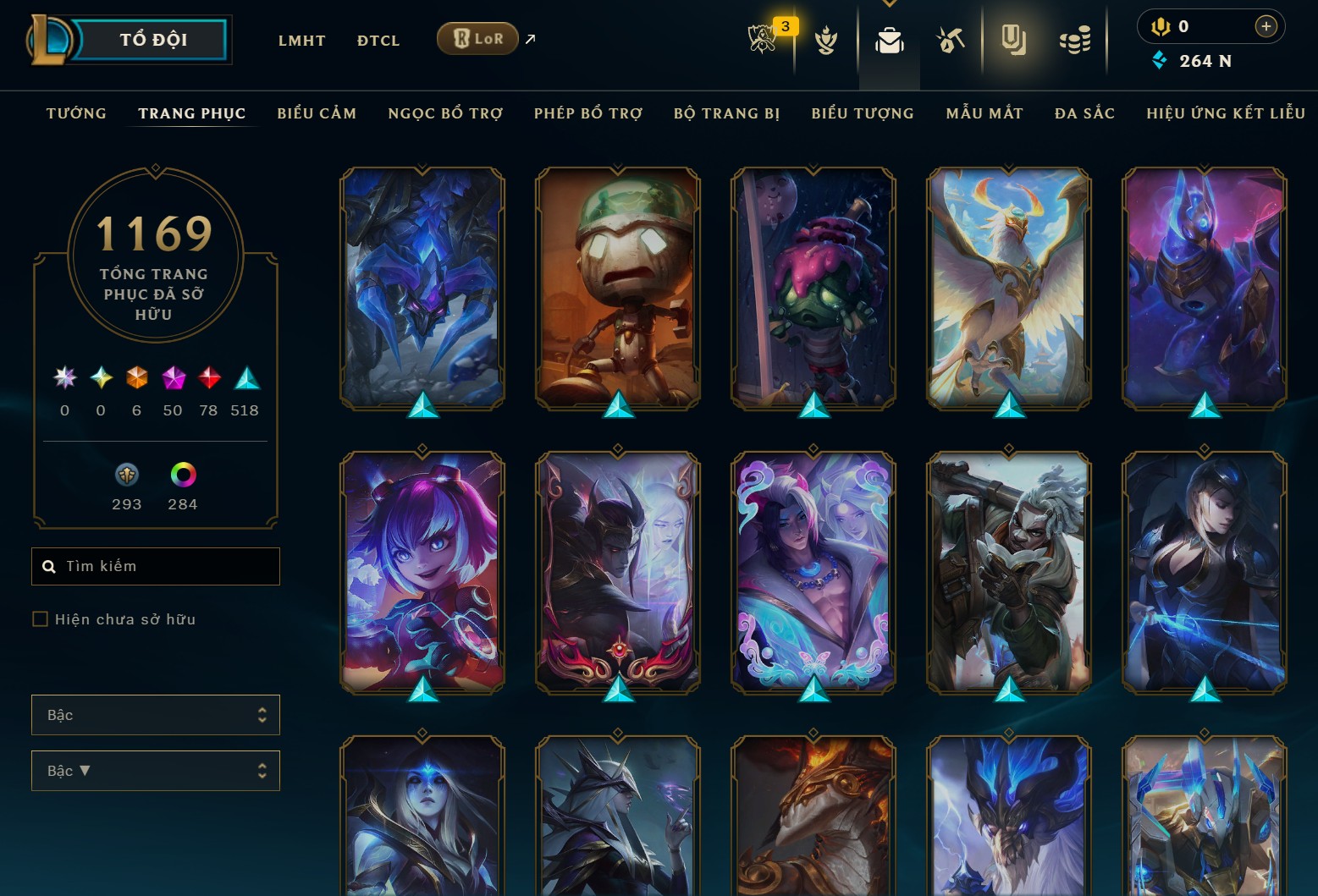 Hình ảnh chi tiết tài khoản LMHT mã số 182039 - Shop LMHT