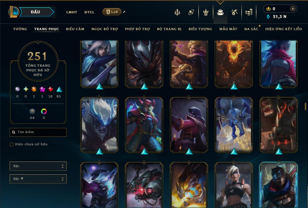 Hình ảnh chi tiết tài khoản LMHT mã số 199220 - Shop LMHT