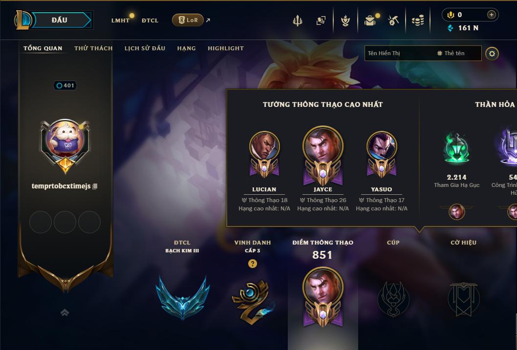 Hình ảnh chi tiết tài khoản LMHT mã số 199250 - Shop LMHT