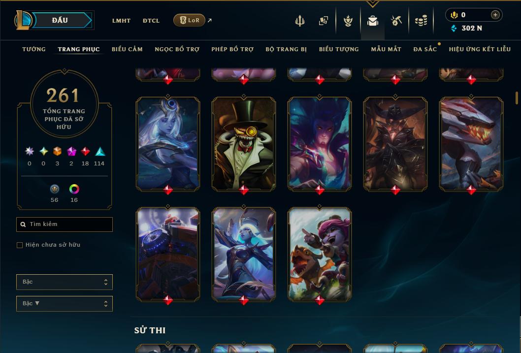 Hình ảnh chi tiết tài khoản LMHT mã số 199327 - Shop LMHT