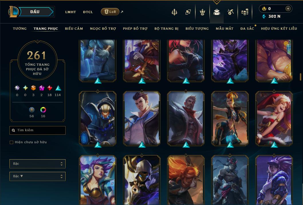 Hình ảnh chi tiết tài khoản LMHT mã số 199327 - Shop LMHT