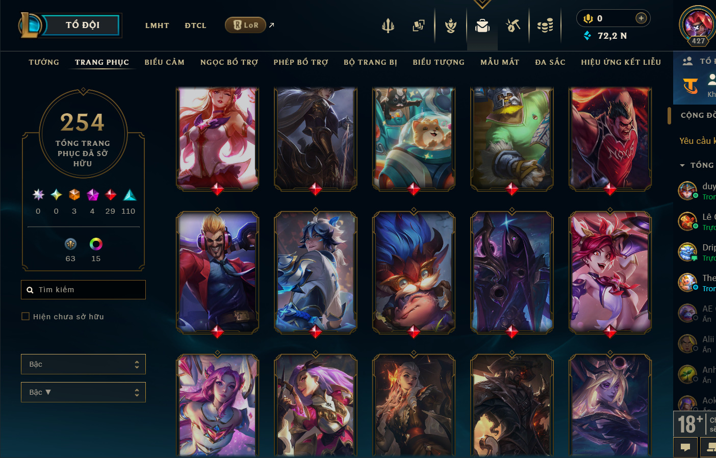 Hình ảnh chi tiết tài khoản LMHT mã số 199364 - Shop LMHT