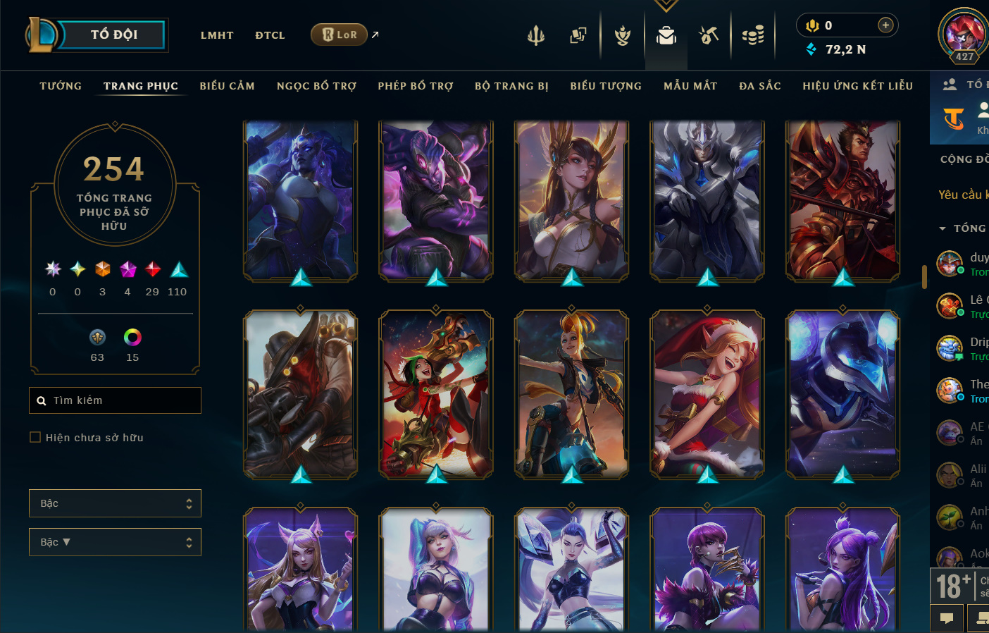 Hình ảnh chi tiết tài khoản LMHT mã số 199364 - Shop LMHT