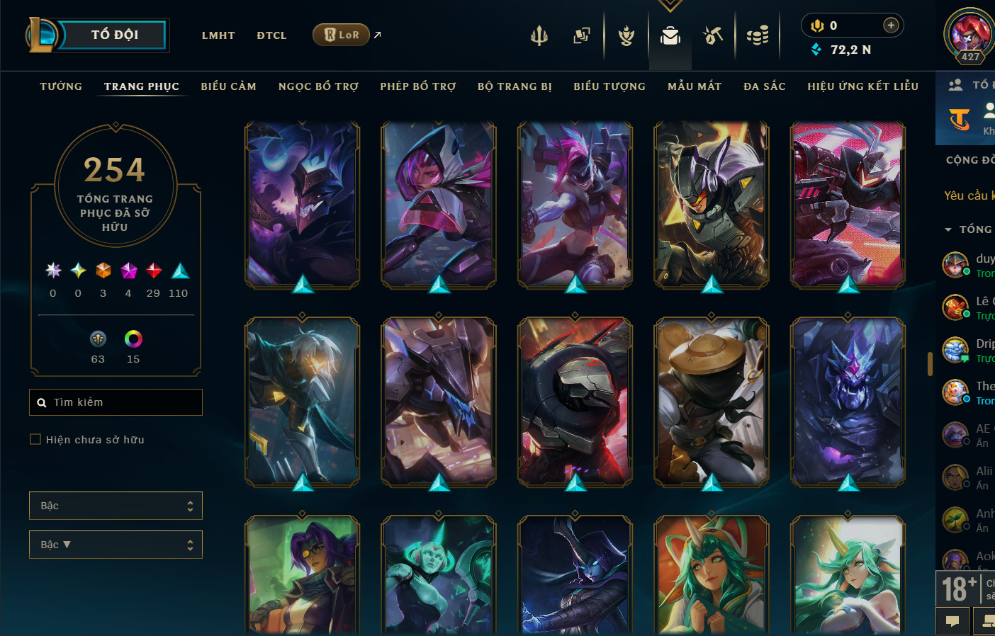 Hình ảnh chi tiết tài khoản LMHT mã số 199364 - Shop LMHT