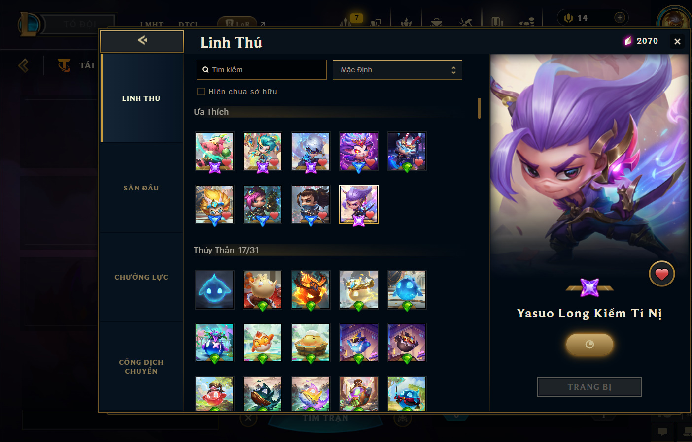 Hình ảnh chi tiết tài khoản LMHT mã số 199376 - Shop LMHT