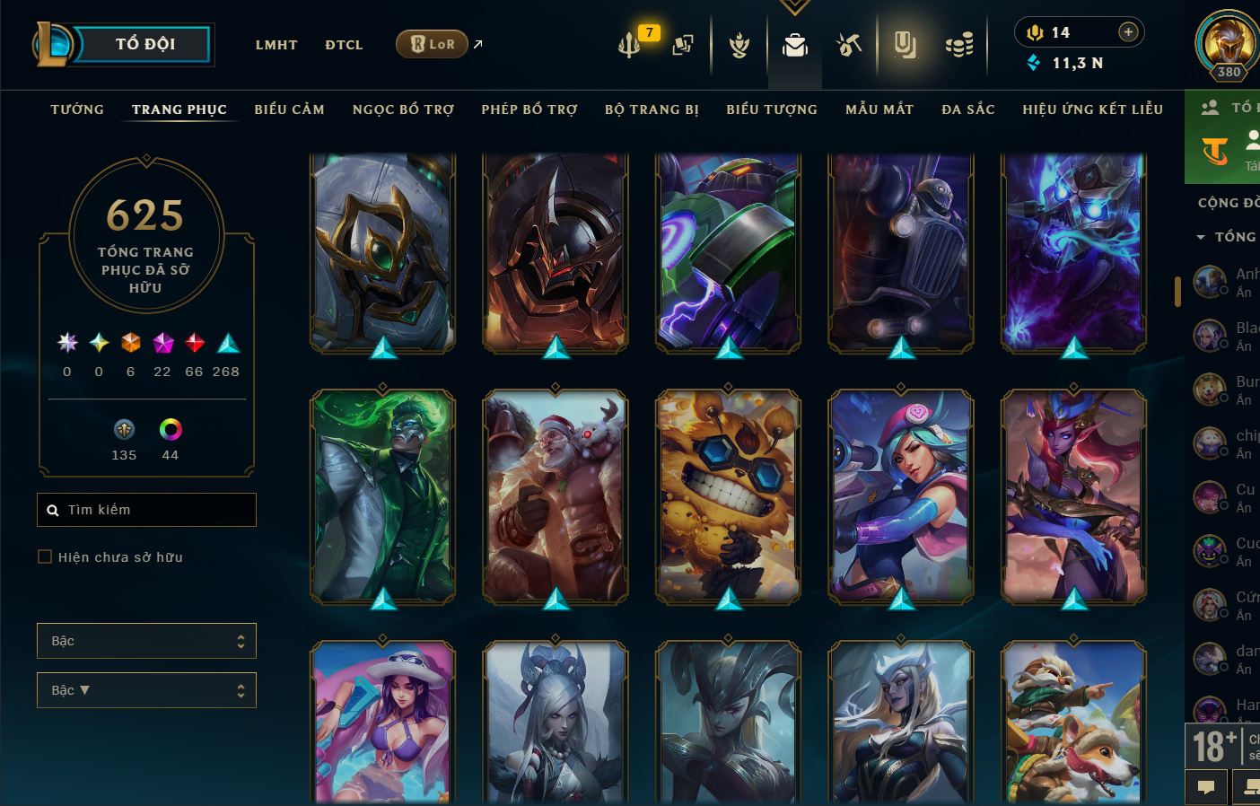 Hình ảnh chi tiết tài khoản LMHT mã số 199376 - Shop LMHT