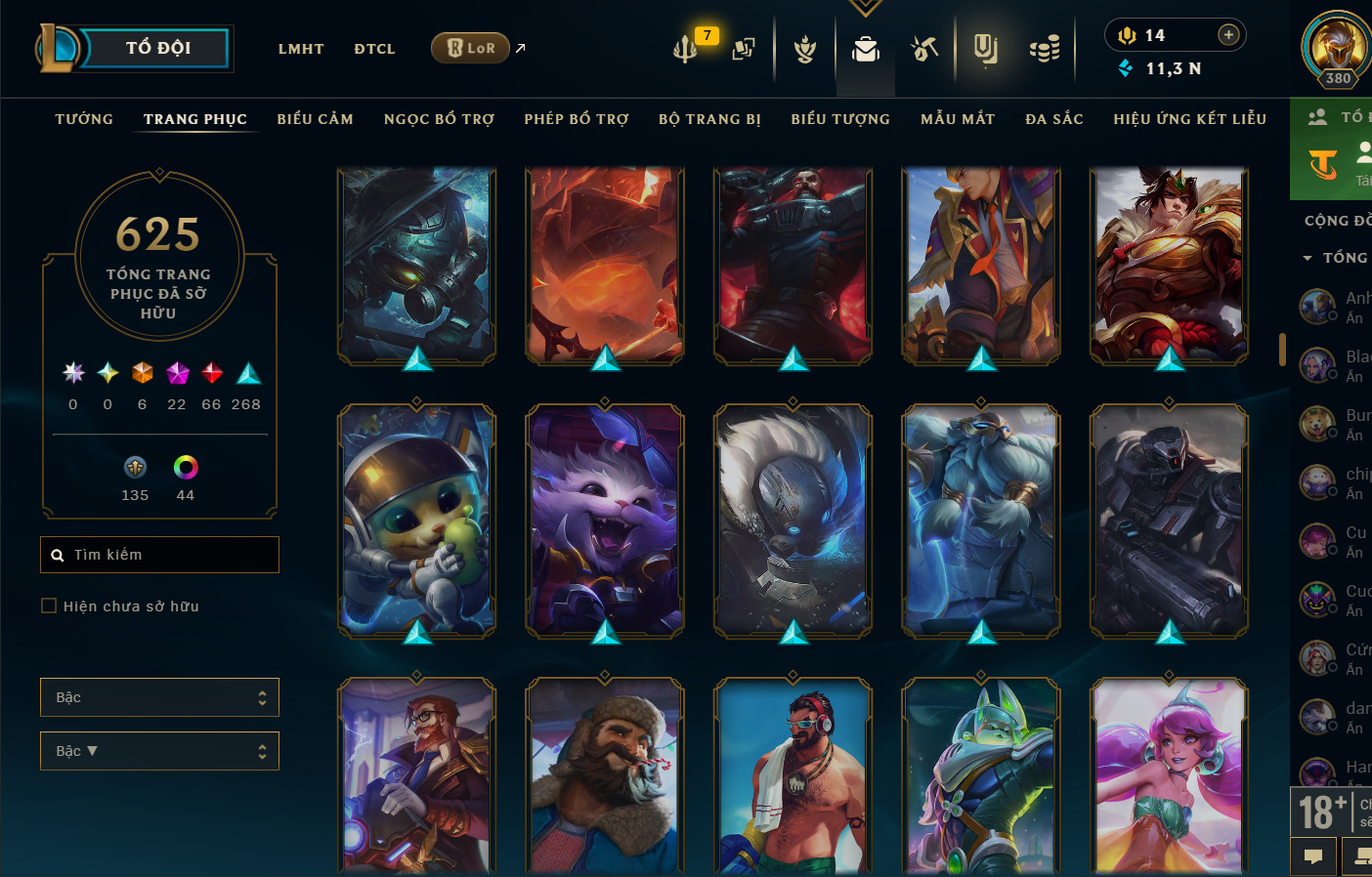 Hình ảnh chi tiết tài khoản LMHT mã số 199376 - Shop LMHT