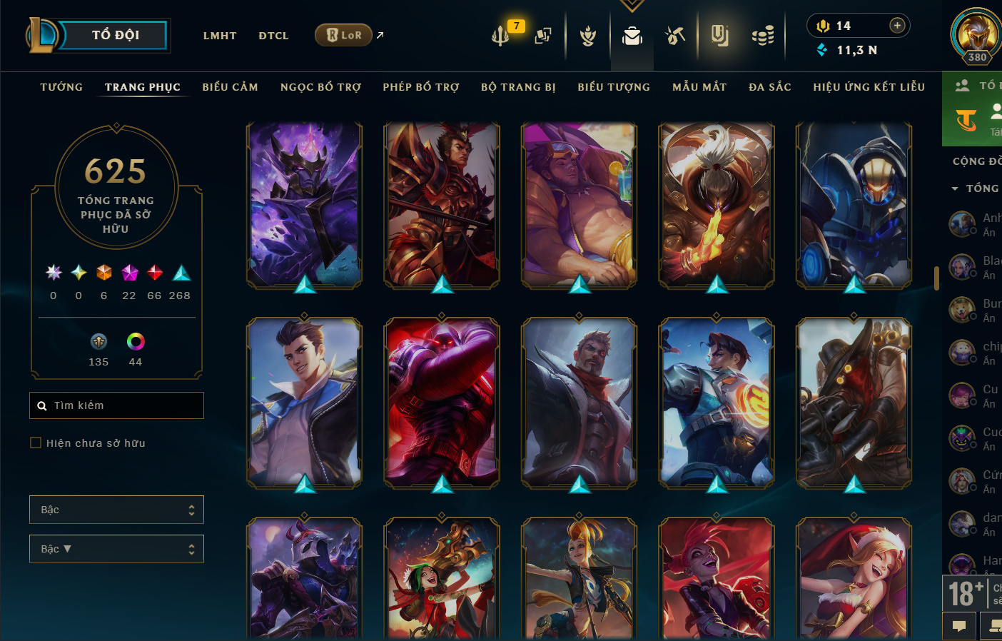 Hình ảnh chi tiết tài khoản LMHT mã số 199376 - Shop LMHT