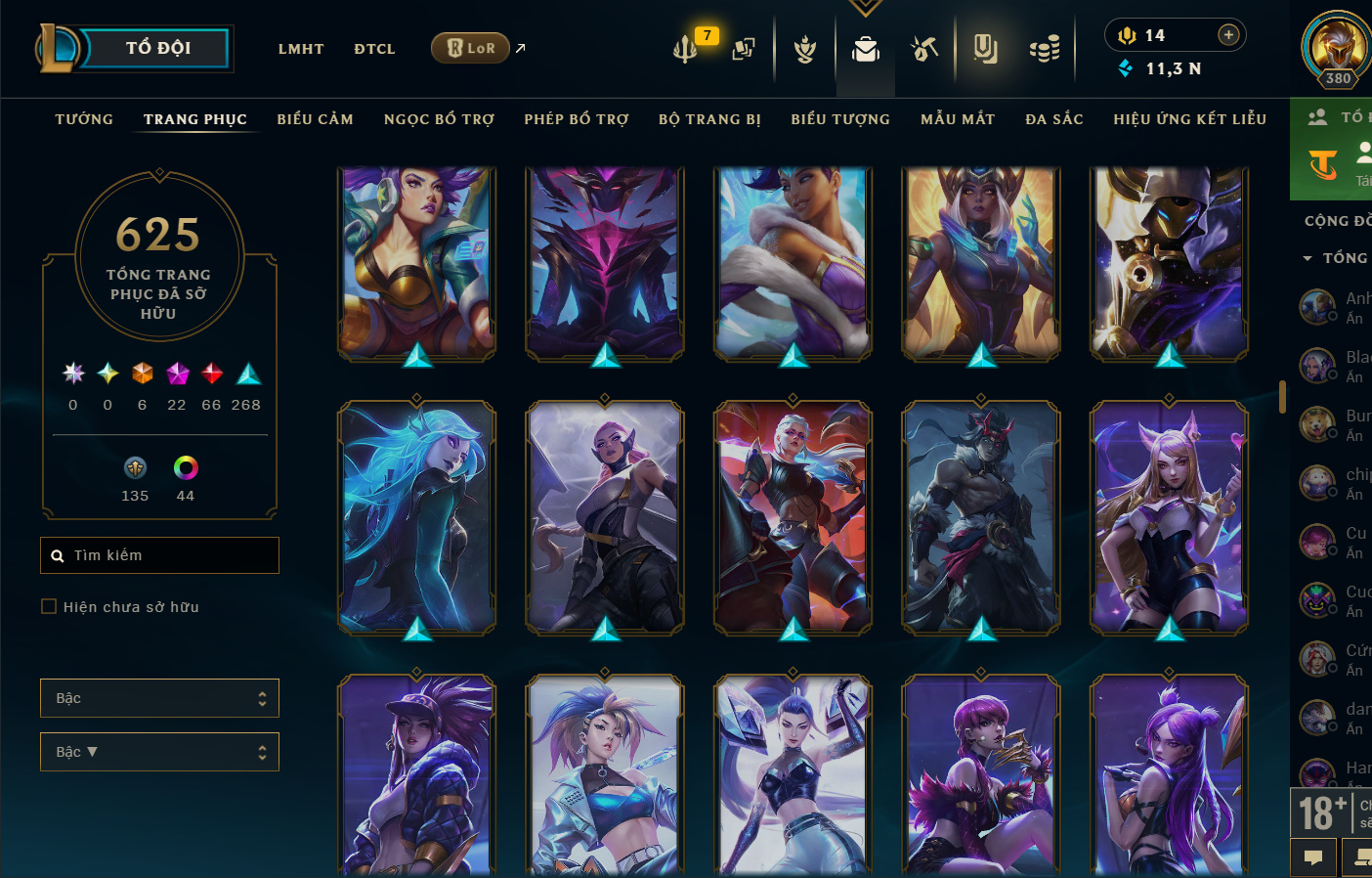 Hình ảnh chi tiết tài khoản LMHT mã số 199376 - Shop LMHT