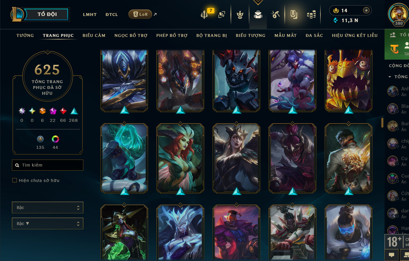 Hình ảnh chi tiết tài khoản LMHT mã số 199376 - Shop LMHT