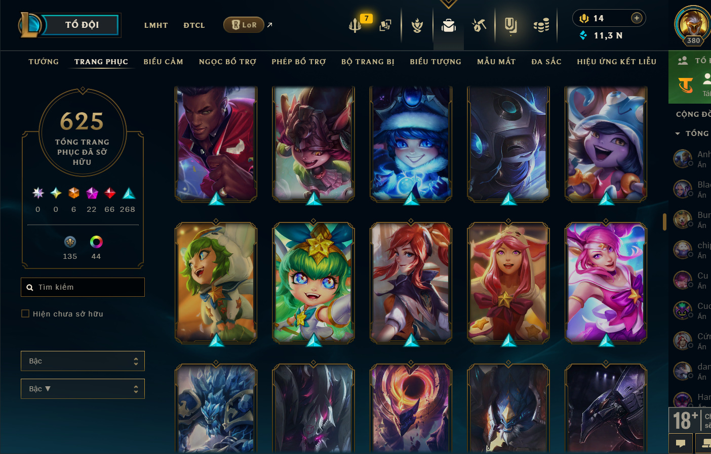 Hình ảnh chi tiết tài khoản LMHT mã số 199376 - Shop LMHT