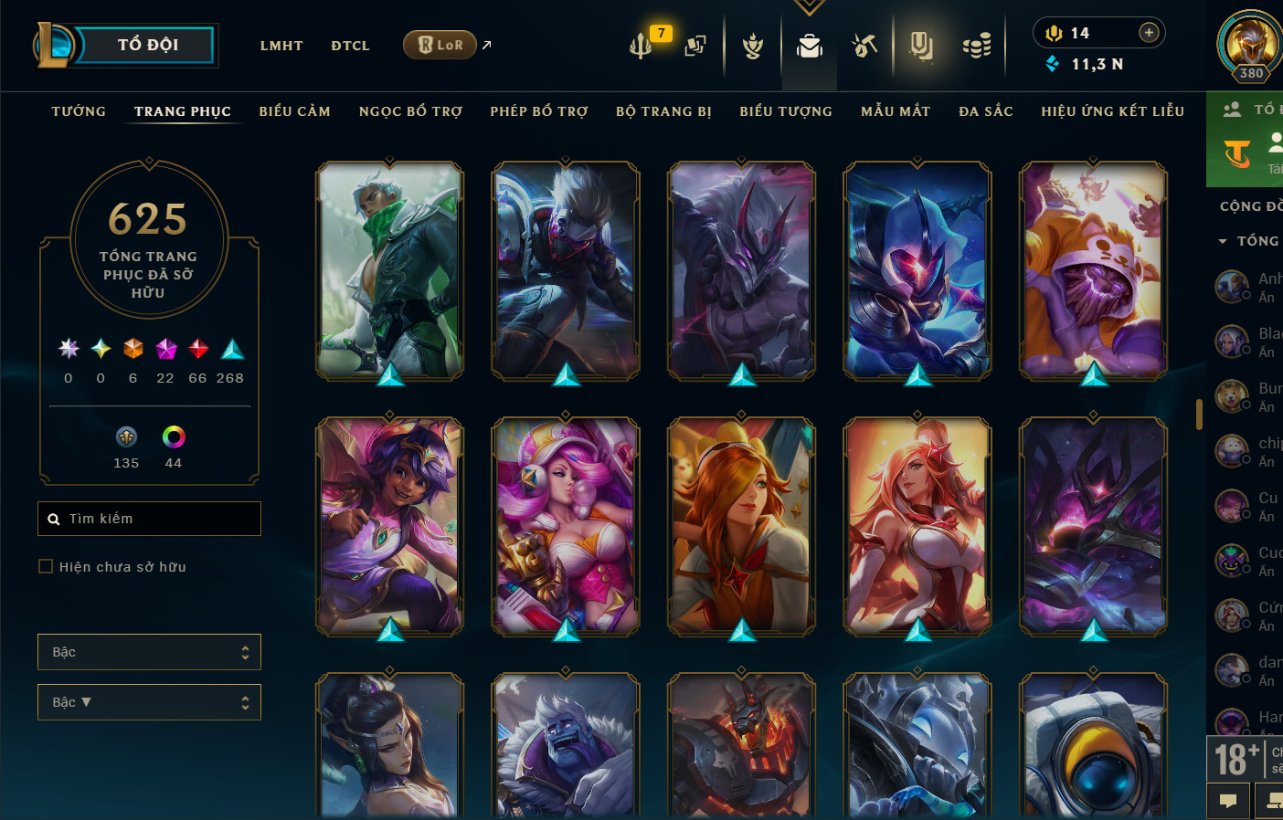 Hình ảnh chi tiết tài khoản LMHT mã số 199376 - Shop LMHT