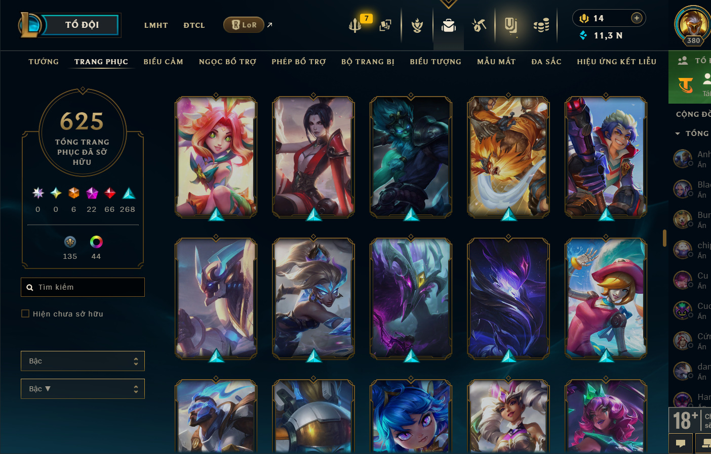 Hình ảnh chi tiết tài khoản LMHT mã số 199376 - Shop LMHT