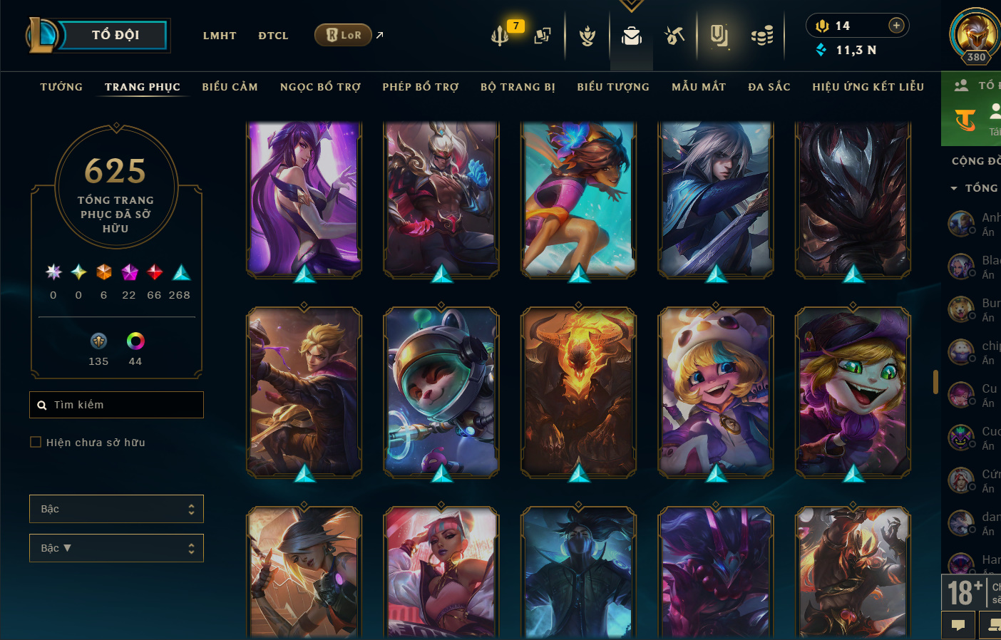 Hình ảnh chi tiết tài khoản LMHT mã số 199376 - Shop LMHT