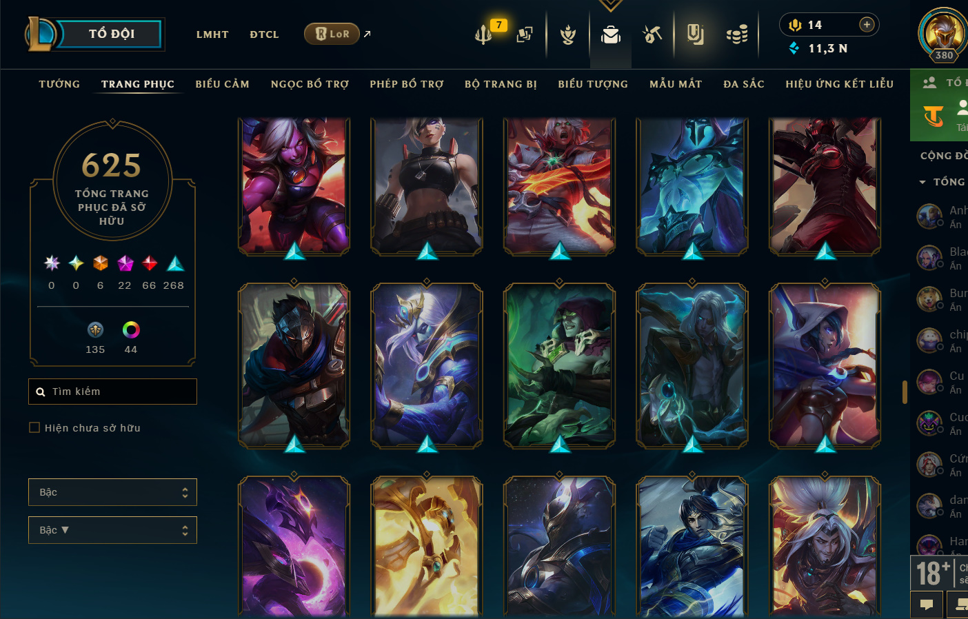 Hình ảnh chi tiết tài khoản LMHT mã số 199376 - Shop LMHT