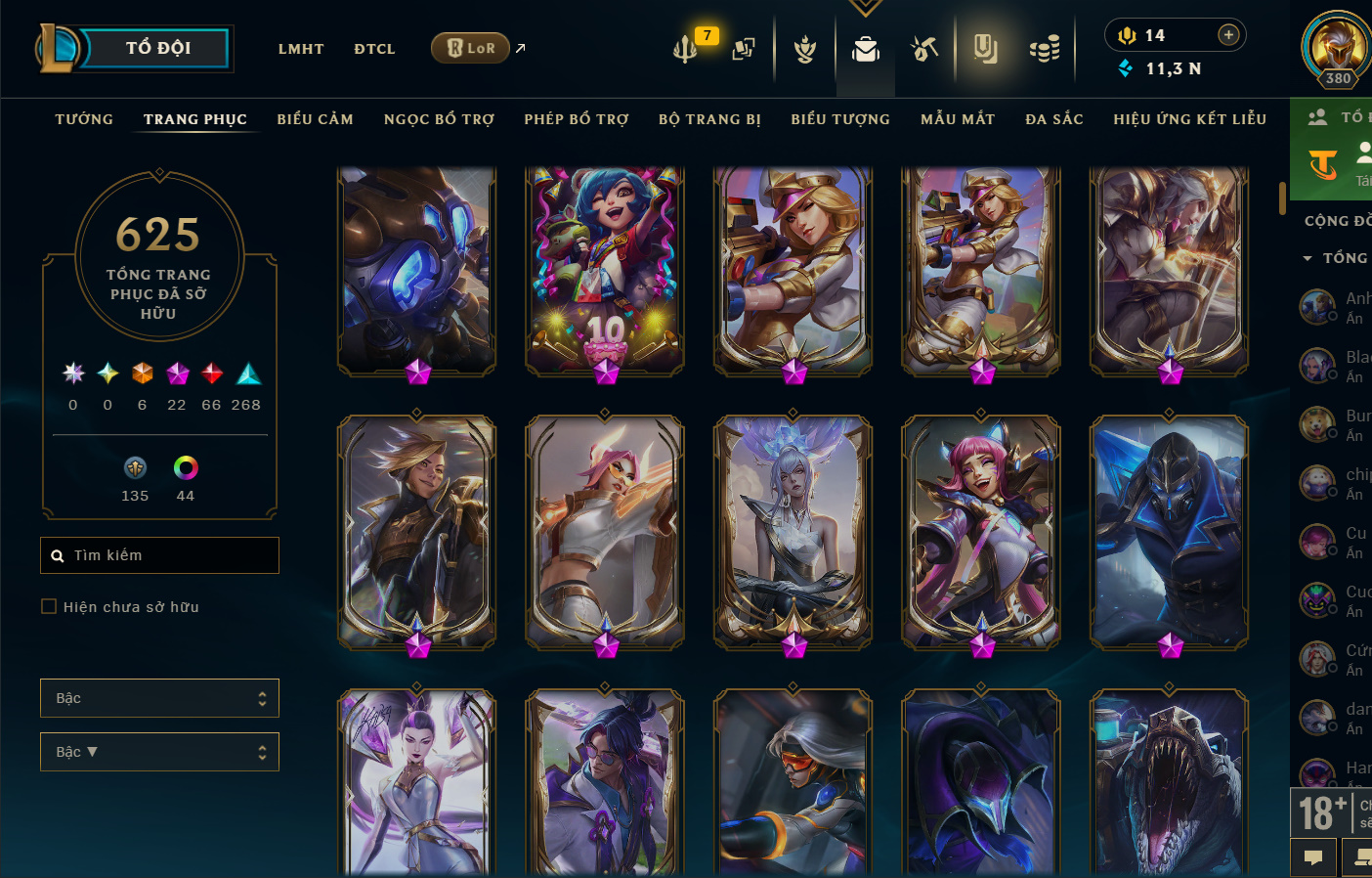 Hình ảnh chi tiết tài khoản LMHT mã số 199376 - Shop LMHT