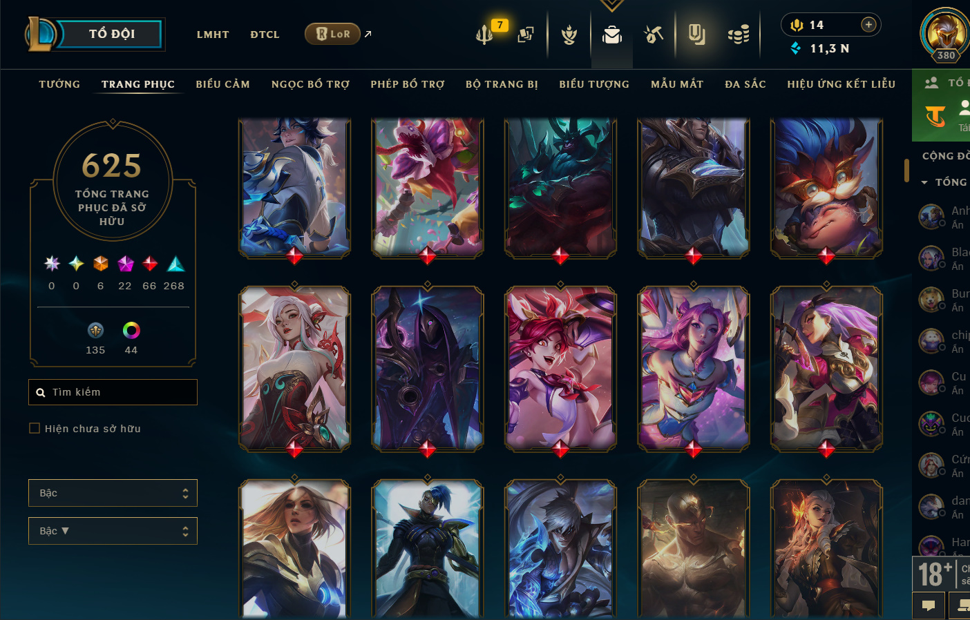 Hình ảnh chi tiết tài khoản LMHT mã số 199376 - Shop LMHT