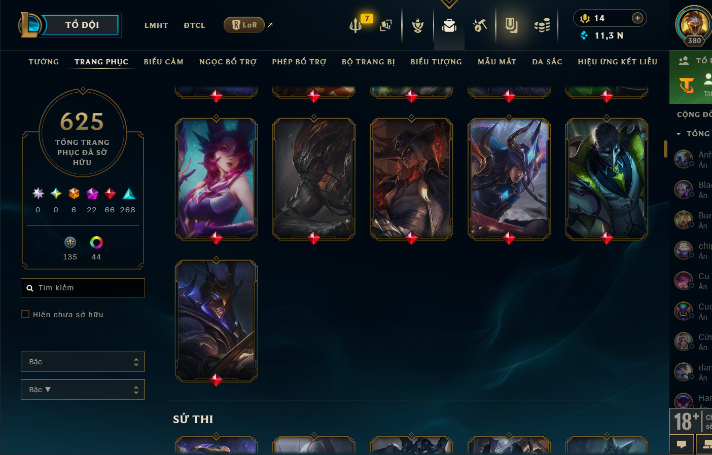 Hình ảnh chi tiết tài khoản LMHT mã số 199376 - Shop LMHT