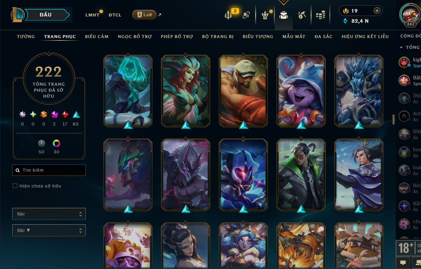 Hình ảnh chi tiết tài khoản LMHT mã số 199378 - Shop LMHT