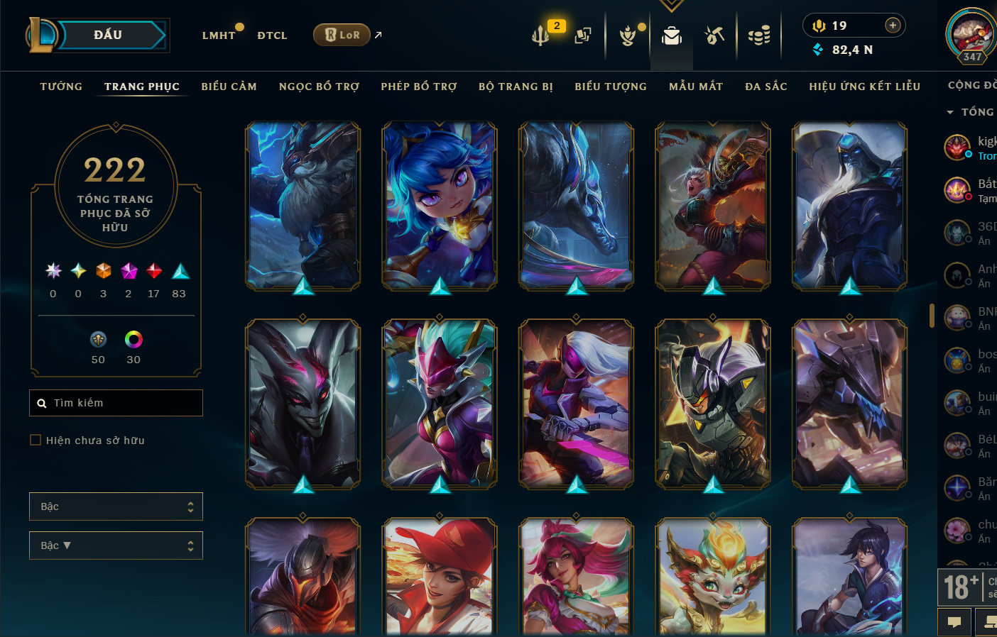 Hình ảnh chi tiết tài khoản LMHT mã số 199378 - Shop LMHT