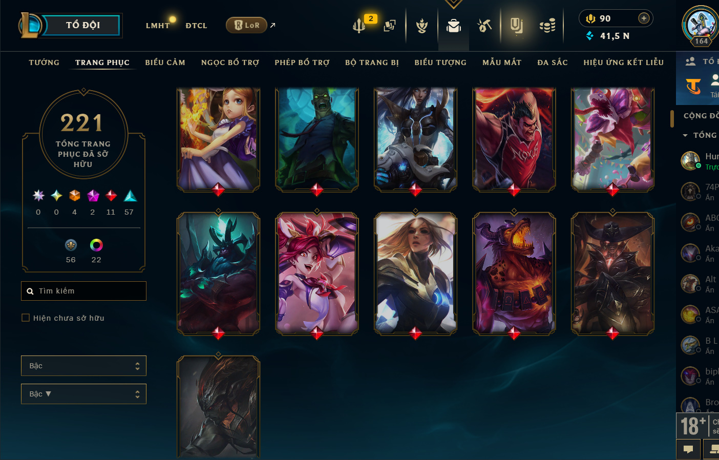 Hình ảnh chi tiết tài khoản LMHT mã số 199380 - Shop LMHT