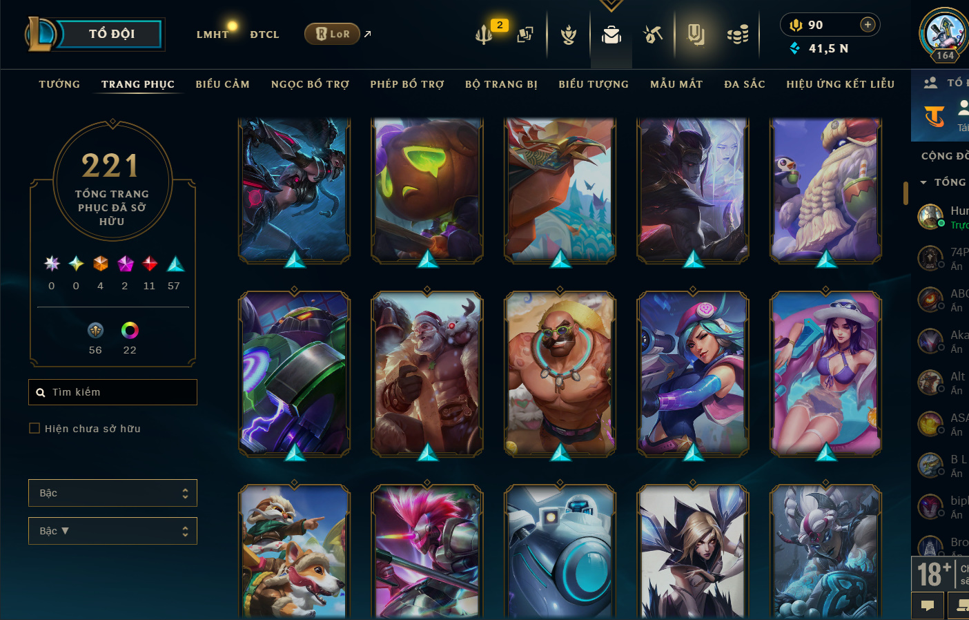 Hình ảnh chi tiết tài khoản LMHT mã số 199380 - Shop LMHT