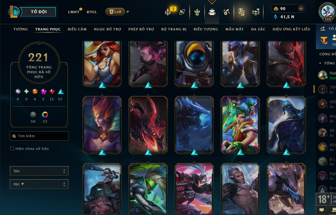 Hình ảnh chi tiết tài khoản LMHT mã số 199380 - Shop LMHT