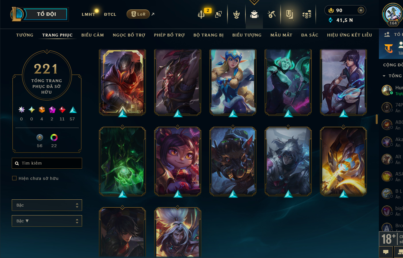 Hình ảnh chi tiết tài khoản LMHT mã số 199380 - Shop LMHT