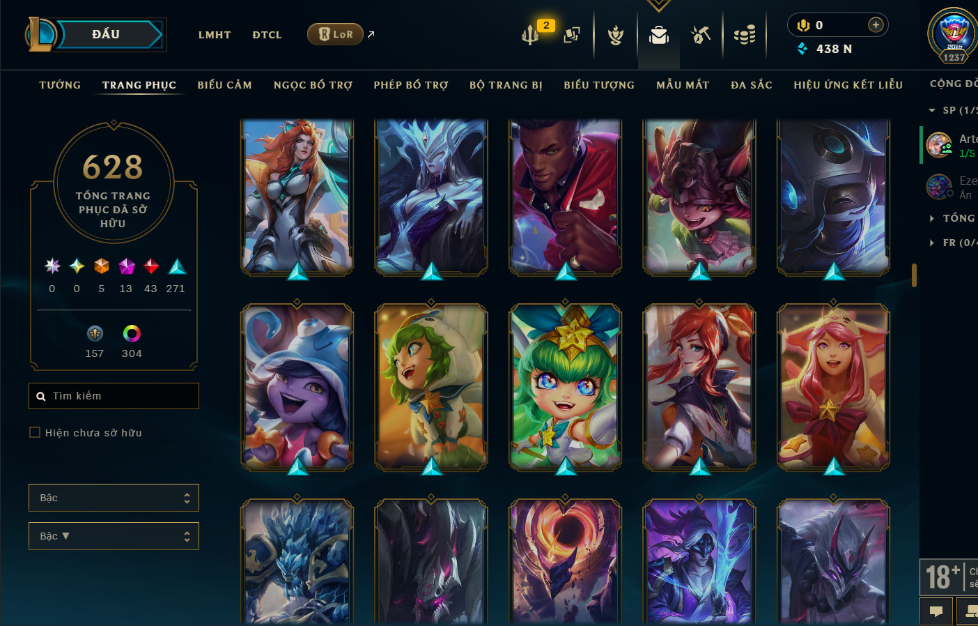 Hình ảnh chi tiết tài khoản LMHT mã số 199381 - Shop LMHT