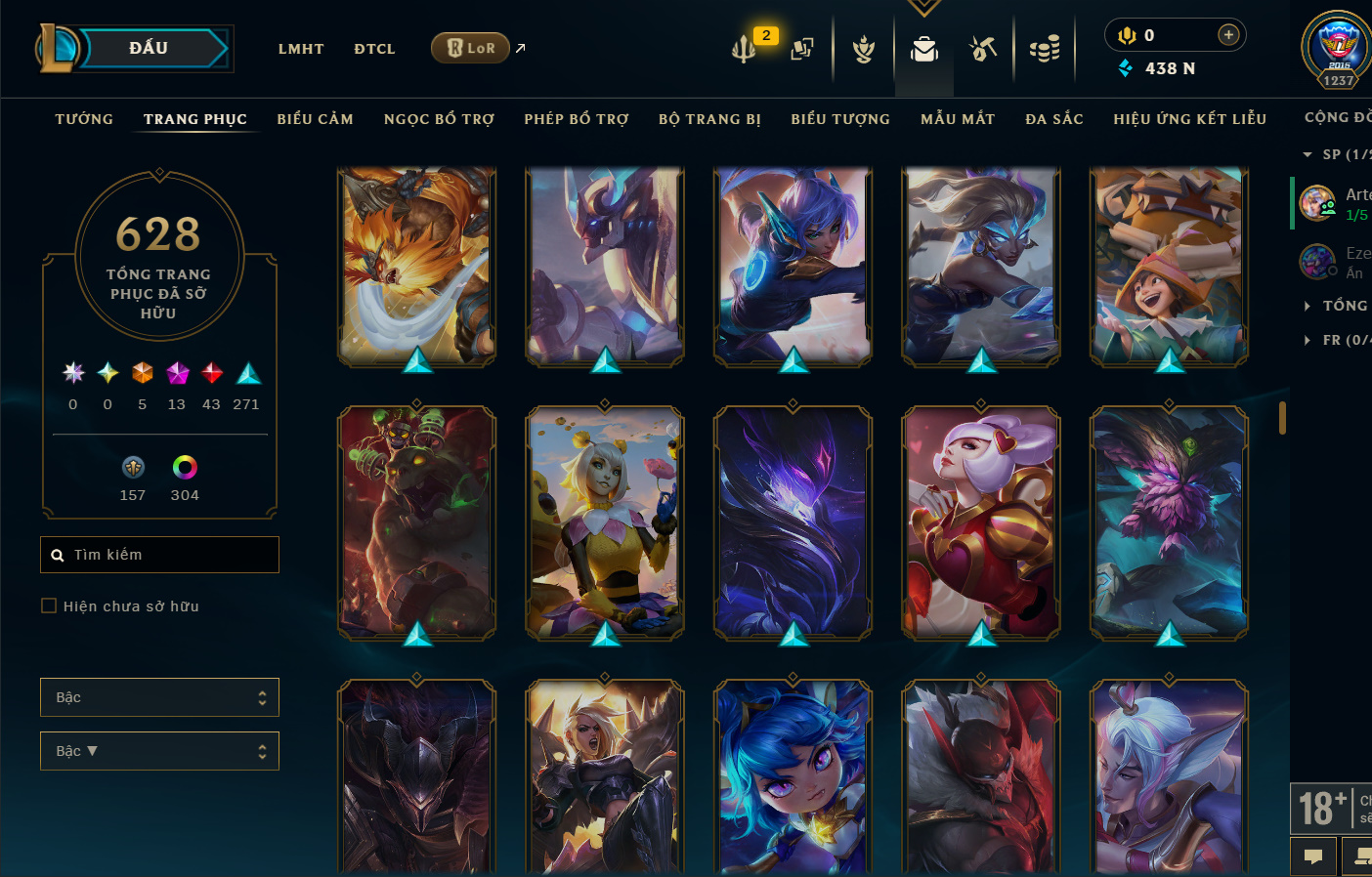 Hình ảnh chi tiết tài khoản LMHT mã số 199381 - Shop LMHT